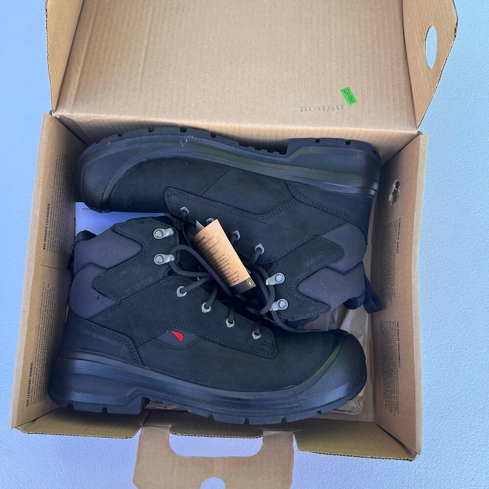 Red Wing VersaPro 3029 Mens 6" Waterproof Safety Ankle Boots Size 11D Black NEW